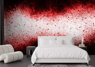 Blood splatter background Wall mural