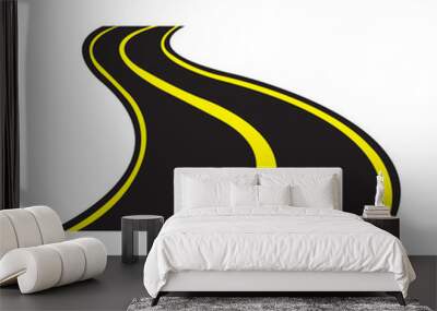 Highway icon logo vector design template Wall mural