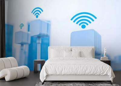 Wireless network and connection city --ar 16:9 --quality 2 --personalize xtnx9ut --stylize 500 --v 6.1 Job ID: c944416d-e7a7-4269-888d-f9a2943efdfd Wall mural