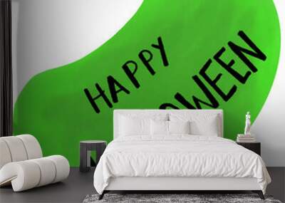 Candy green happy halloween Wall mural