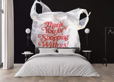 Plastic Shopping Bag Wall mural