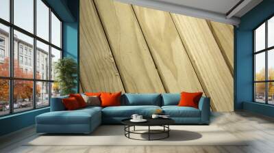 Textured wood background Wall mural