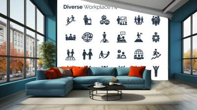 Diverse Workplace -04 Wall mural