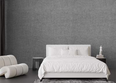 Plain linen gray fabric texture or background.
 Wall mural