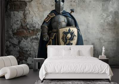 medieval knight in armor history warrior  Wall mural