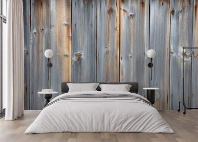 wooden wall with peeling, wood texture Wall mural