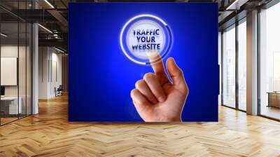 traffic your website Wall mural