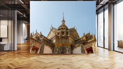 temple city thailand temple roof Wall mural