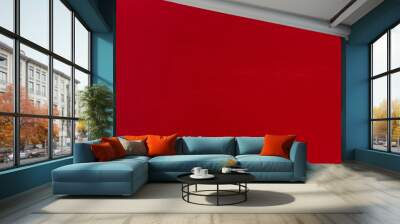 Abstract leather red texture background Wall mural