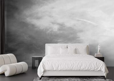 B&W Sky Wall mural