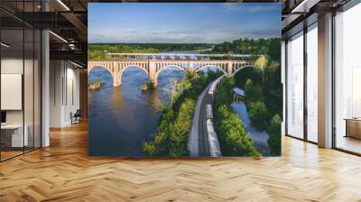 CSX A-Line Train Bridge in Richmond, VA Wall mural