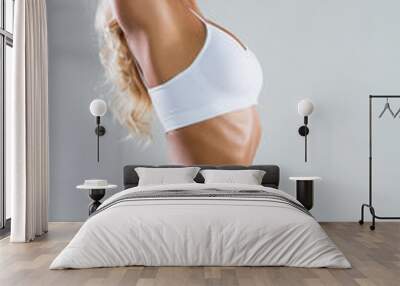 Beautiful fitness woman Wall mural