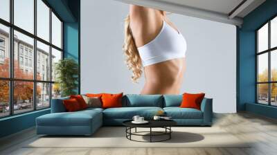 Beautiful fitness woman Wall mural