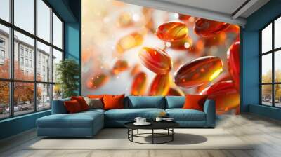 Vitamin Capsules Wall mural