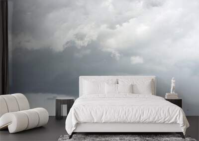  Super sky cloud .Background rain storm cloud      Wall mural