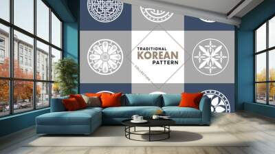 Traditional Korean Pattern Collection Wall mural