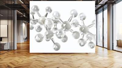 Galactooligosaccharides, 3D illustration, realistic, isolated on white background Wall mural