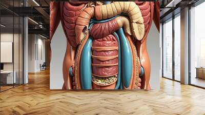 The Muscular Sac: A Model of the Human Stomach. Wall mural