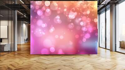 abstract bokeh background Wall mural