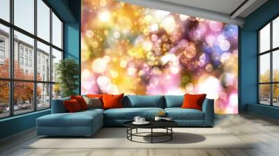 abstract bokeh background Wall mural