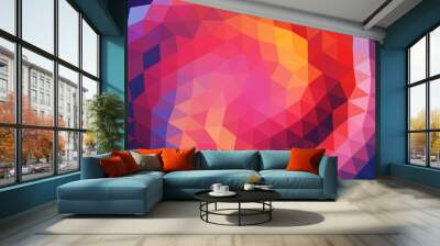 Abstract color background with stripes Wall mural