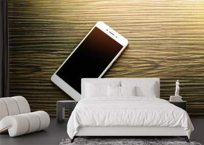 mobile phone with blank screen Wall mural