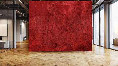 red grunge background Wall mural