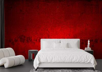 red wall background for design and website wallpaper Wall mural