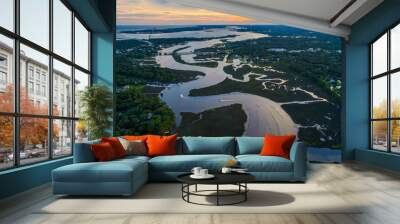 Mississippi Sunset Wall mural