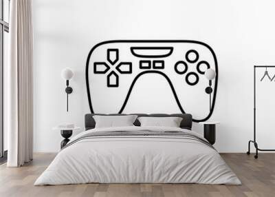 Outline game controller  Wall mural