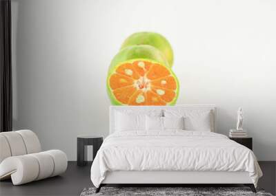 orange isolated Wall mural