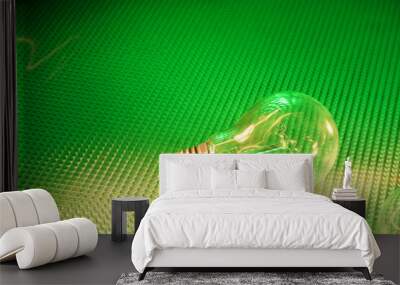 green energy - painting with light Wall mural