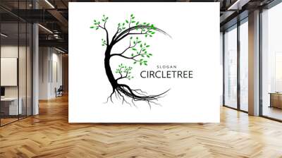 tree with roots Wall mural