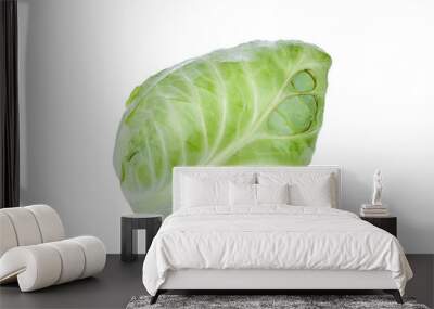 cabbage on white background Wall mural