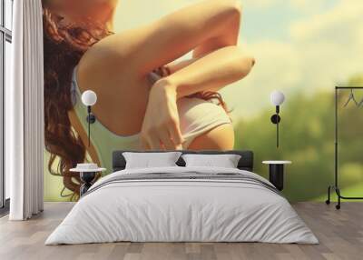 Young sexy woman Wall mural