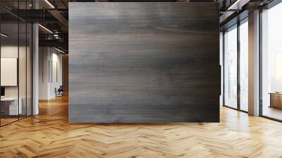 Surface of old textured wooden board for background Wall mural