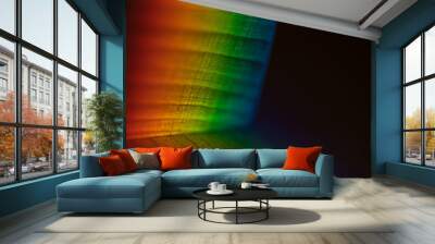 abstract colorful background with wood lines Wall mural