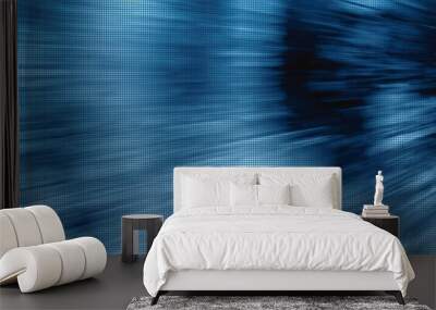 blue abstract background with motion blur Wall mural