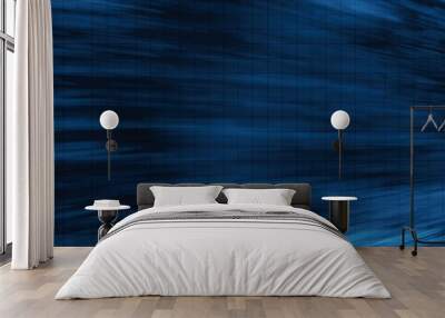 dark blue abstract background with motion blur Wall mural