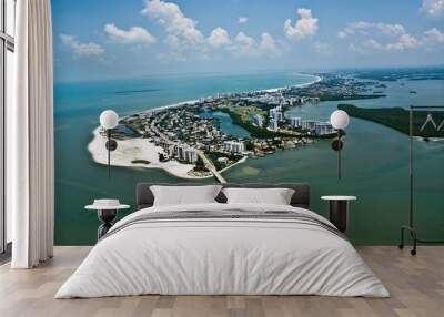 Fort Myers Florida Island Aerial Photo Wall mural