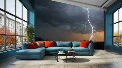 Lightning  Wall mural