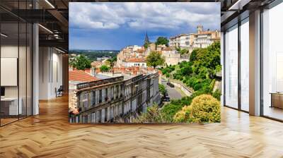 Vue sur la Ville de Angoulême Wall mural