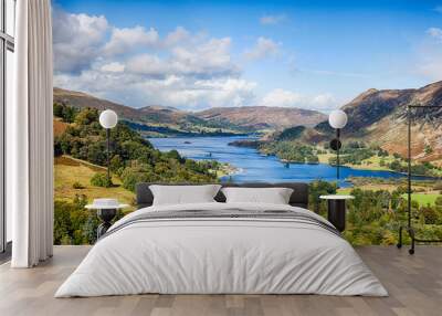 Ullswater from Above Patterdale Wall mural