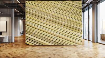 sushi bamboo mat Wall mural