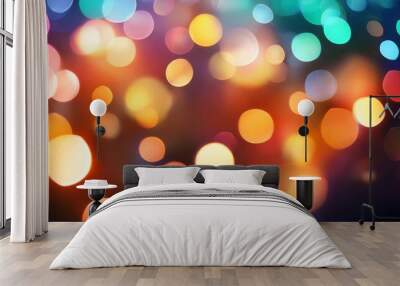 colorful abstract defocused blur background Wall mural