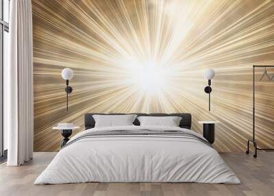 looping animation gods rays background Wall mural