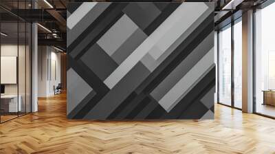 minimal abstract dark grayscale geometric background pattern wallpaper Wall mural