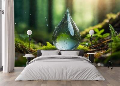 drop of water Wall mural