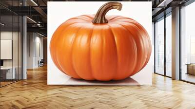 pumpkin isolated on white Wall mural