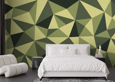 soldier polygon pattern Wall mural